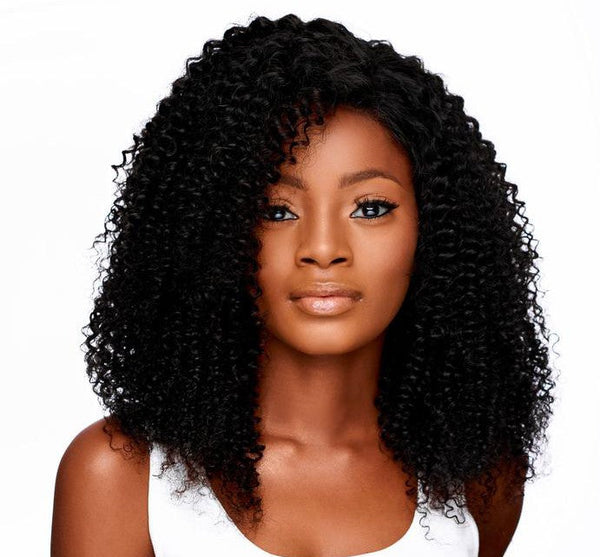 Comparison of Afro Kinky, Kinky Coily, Kinky Curly, and Kinky Blow out Hair Textures