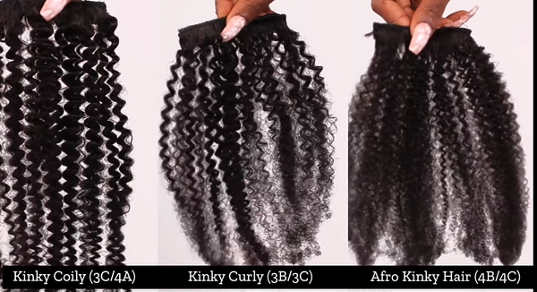 Difference between 3B/3C vs 3C/4A vs 4B/4C hair texture